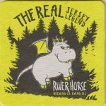 beer coaster from Ross Brewing Co ( NJ-RIVE-5 )