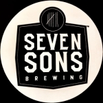 beer coaster from Seven Tribesmen Brewery ( NJ-SEVN-1 )