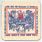 beer coaster from Shore Brewing Co ( NJ-SHIP-2 )