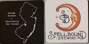 beer coaster from Sprattler & Mennel Brewing Co ( NJ-SPEL-1 )