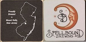 beer coaster from Sprattler & Mennel Brewing Co ( NJ-SPEL-1A )