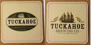 beer coaster from Tun Tavern Restaurant and Brewery ( NJ-TUCK-1 )