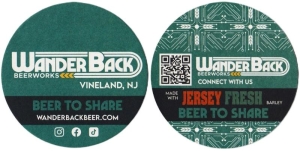 beer coaster from Waukee Brewing Co. ( NJ-WAND-1 )