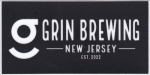 beer sticker from Gusto Brewing Co. ( NJ-GRIN-STI-1 )