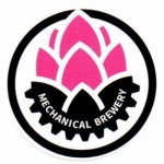 beer sticker from Metropolis Brewery of New Jersey, Inc. ( NJ-MECH-STI-3 )