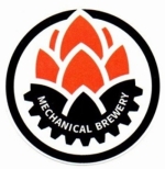 beer sticker from Metropolis Brewery of New Jersey, Inc. ( NJ-MECH-STI-4 )