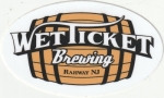 beer sticker from Wiedenmayer Brewing Co. ( NJ-WETT-STI-1 )