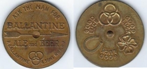 beer token/coin from Basil T