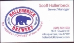 beer business card and similar from Hammel Bros. & Co. ( NM-HAL-BIZ-1 )