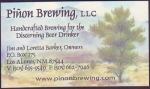 beer business card and similar from Ponderosa Brewing Co.  ( NM-PINO-BIZ-1 )