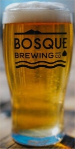 beer glassware from Bow & Arrow Brewing Co. ( NM-BOSQ-GLS-1 )