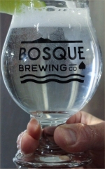 beer glassware from Bow & Arrow Brewing Co. ( NM-BOSQ-GLS-2 )