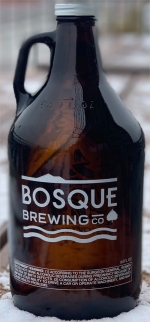 beer growler from Bow & Arrow Brewing Co. ( NM-BOSQ-GRL-1 )