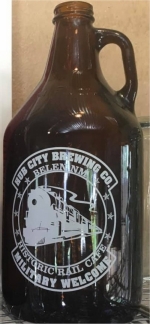 beer growler from Il Vicino Brewing Co. ( NM-HUBC-GRL-2 )