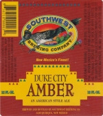 beer label from Southwestern Brewing & Ice Co. ( NM-SOUB-LAB-1 )