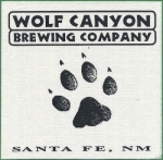 beer napkin from Westwind Brewery ( NM-WOLF-NAP-1 )