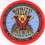 beer coaster from Bosque  Brewery ( NM-BONI-1 )