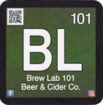 beer coaster from Broken Bottle Brewery ( NM-BREW-2 )