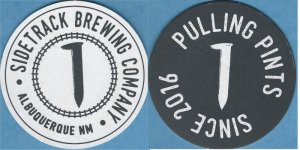 beer coaster from Sierra Blanca Brewing Co. ( NM-SIDE-1 )