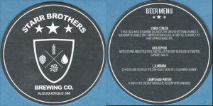 beer coaster from Steel Bender Brewyard ( NM-STAR-1 )