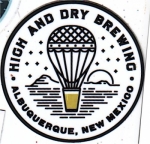 beer sticker from High Desert Brewing Co.  ( NM-HIGH-STI-1 )