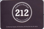 beer business card and similar from 42 North Brewing Company ( NY-212-BIZ-1 )