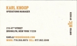 beer business card and similar from Five Star Brewing Co. ( NY-FIVE-BIZ-2 )