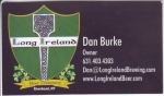 beer business card and similar from Long Island Brewery ( NY-LIRE-BIZ-1 )