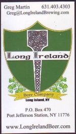 beer business card and similar from Long Island Brewery ( NY-LIRE-BIZ-3 )