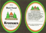 beer label from Black Horse Brewery ( NY-BLKF-LAB-3 )