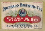 beer label from Buffalo Brewing Co. ( NY-BUFA-LAB-3 )