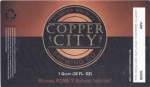 beer label from Copper Leaf Brewing ( NY-COPC-LAB-1 )