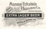 beer label from Montauk Brewing Co ( NY-ECKS-LAB-2 )