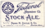 beer label from Ferolito, Vultaggio & Sons ( NY-FEDE-LAB-1 )