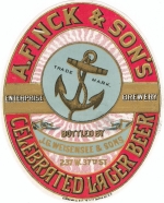 beer label from AAA Brewing Inc ( NY-FINC-LAB-1 )