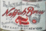 beer label from Hamburg Brewing Co. ( NY-HAFF-LAB-2 )