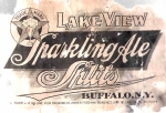 beer label from Landmark Beer Co ( NY-LAKV-LAB-5 )