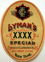 beer label from M. Groh