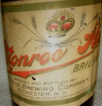 beer label from Monroe Eckstein Brewing Co., Constanz Brewery ( NY-MONR-LAB-1 )