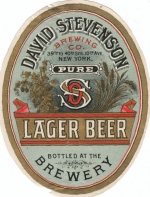 beer label from Stoll Brewing Co. ( NY-STEV-LAB-1 )