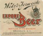 beer label from West End - Saranac ( NY-WELZ-LAB-3 )