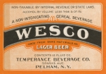 beer label from Westside Brewing Co. ( NY-WESC-LAB-2 )