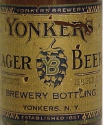 beer label from Yonkers Colonial Corporation ( NY-YNKR-LAB-1 )