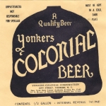 beer label from Yorkville Brewery ( NY-YONK-LAB-2 )