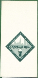 beer napkin from Cataract Brewing Co. ( NY-CARN-NAP-1 )