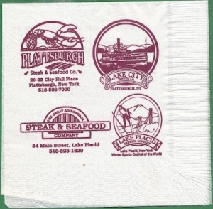 beer napkin from Lake Drum Brewing ( NY-LCTY-NAP-1 )