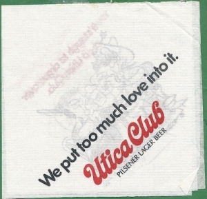 beer napkin from West Kill Brewing (West Kill Supply) ( NY-WEB-NAP-4 )