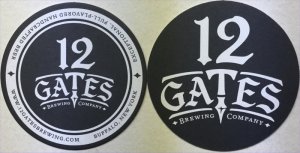 beer coaster from 16 Stone Brewpub ( NY-12GT-2 )