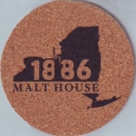 beer coaster from 18th Ward Brewing ( NY-1886-1 )