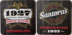 beer coaster from 1940s Brewing Company ( NY-1927-2 )